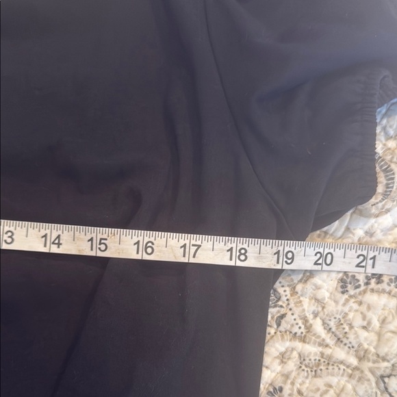 Embellished Black Top with White Collar - Picture 7 of 8